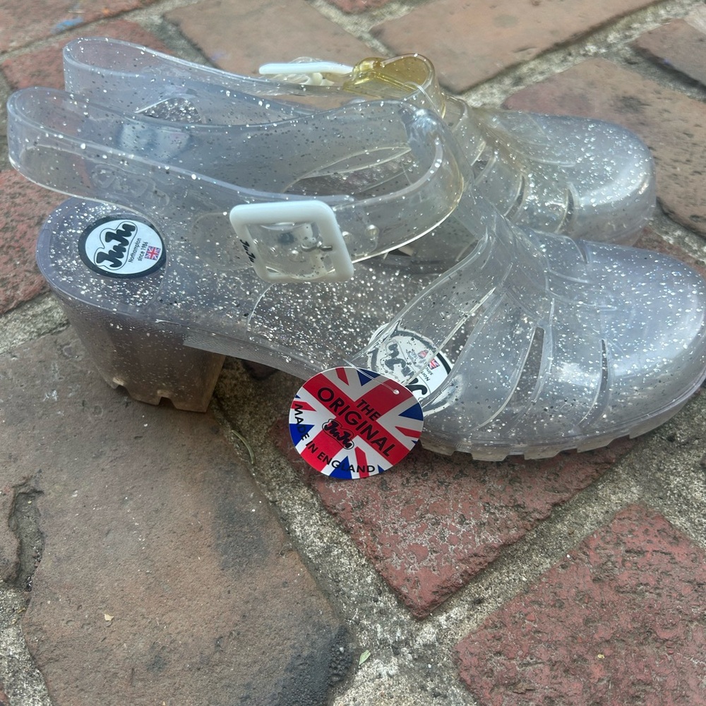 Juju Clear Glitter Fisherman Sandal